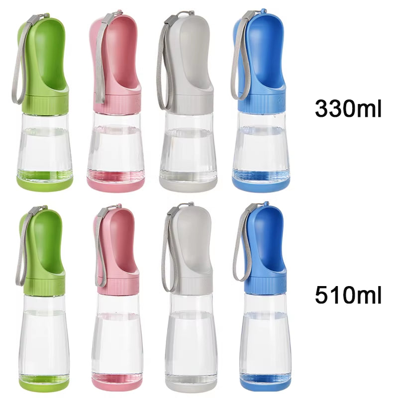 Portable Dog Water Bottle with Food Container Travel 2 in 1 Pet Water Dispenser for Small Large Dogs Cat Labrodor Drinking Bowls